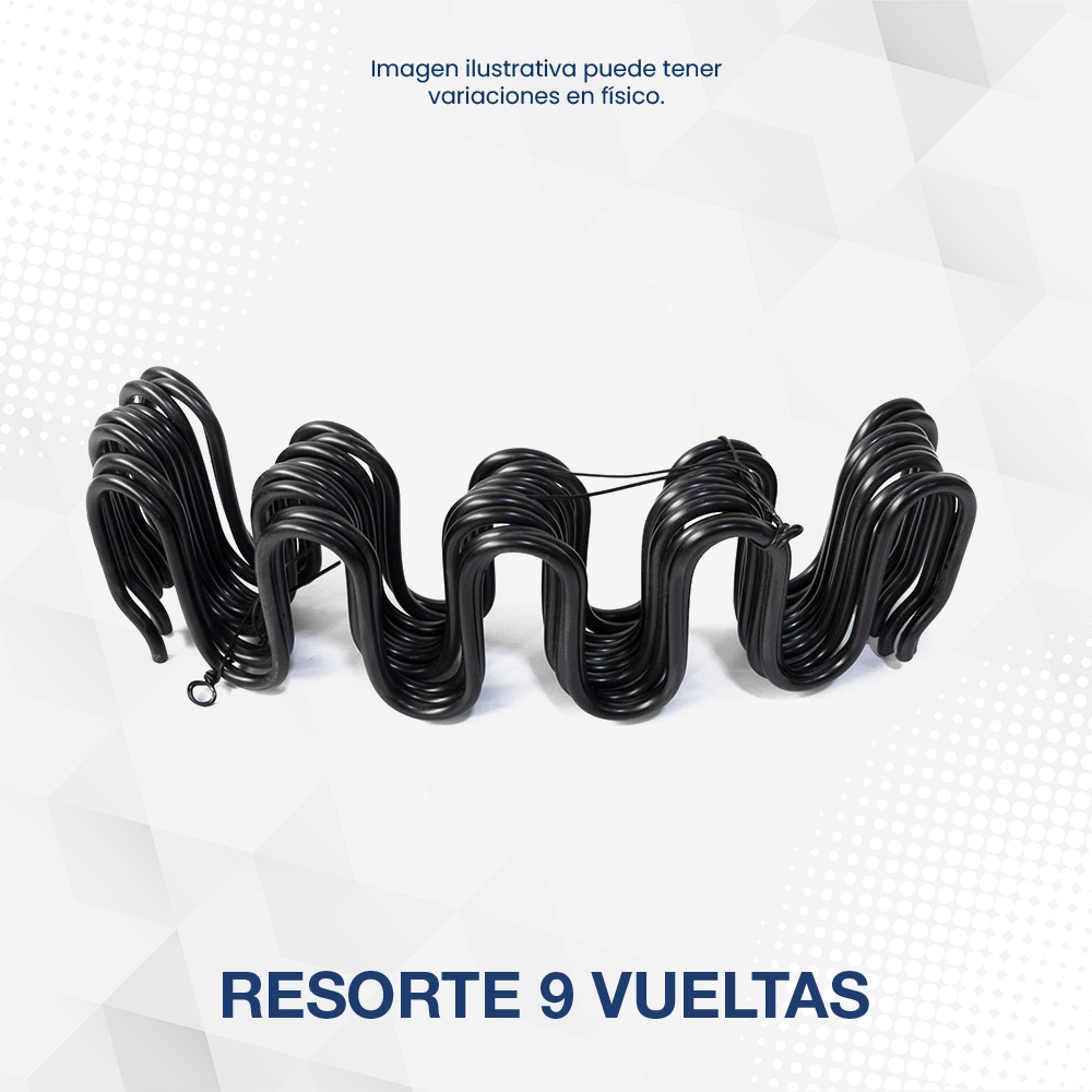 Resorte 9 vueltas